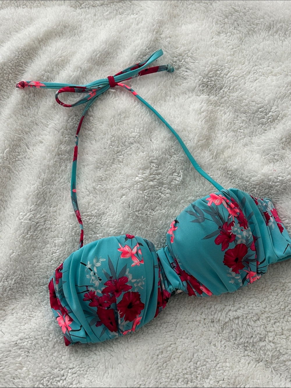 H&M Floral Bandeau Swim Top - Picture 2 of 9